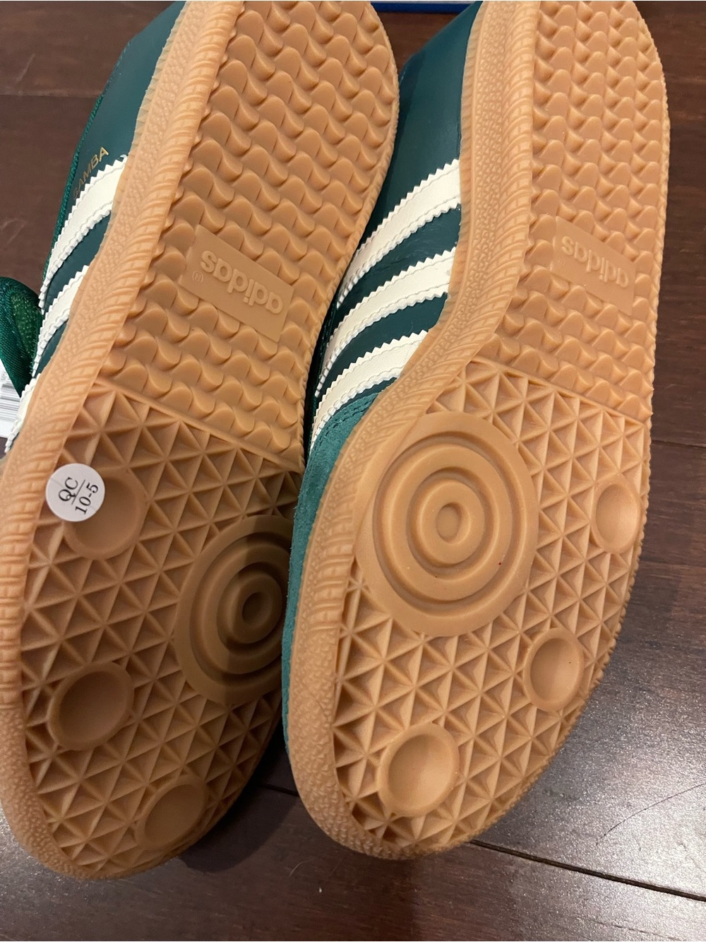 Adidas Samba Jane Collegiate Green / Gum / Cream White NWT  6 - Picture 8 of 10